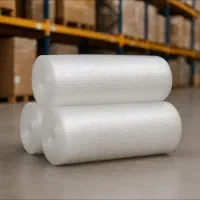 حبابدار پلاستیک بسته بندی سه لایه عرض یک متری