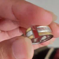 ۲ عدد حلقه زوجی استیل بدون نگین (انگشتر)|بدلیجات|مشهد, شفا|دیوار