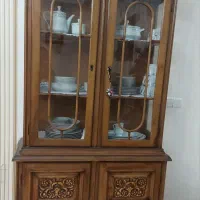 ویترین و بوفه دو تیکه منبت کاری
