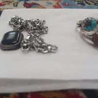 انگشتر نقره و تسبیح و گرونی|جواهرات|ملایر, |دیوار