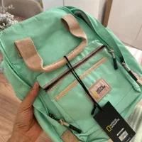 کوله مدرسه ای national geographic سبز