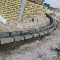 جدول وسنگ فرش وجالیز|خدمات پیشه و مهارت|تاکستان, |دیوار