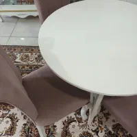 میز نهار خوری چوبی سالم|میز و صندلی غذاخوری|رشت, لاکان|دیوار