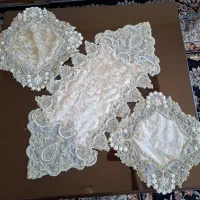 رومیزی عسلی سه تیکه خارجی