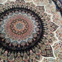 جفت قالی سورمه ای 12متری