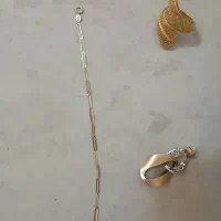 مقداری طلای ۱۸ عیار زنجیر و آویز و انگشتر|جواهرات|اردبیل, |دیوار