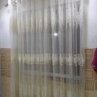 دوعدد پرده|پرده، رانر، رومیزی|رشت, پیرکلاچای|دیوار