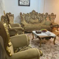 مبلمان سلطنتی ۹نفره|مبلمان خانگی و میز عسلی|اهواز, شهرک الهیه|دیوار