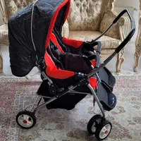 کالسکه دو قلو،مارک هپی بیبی|کالسکه و لوازم جانبی|شهرکرد, |دیوار