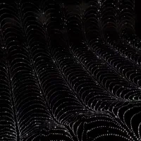 سنگ اصلی روی پارچه حریر|لباس|قروه, |دیوار