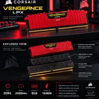 رم Corsair Vengeance LPX 8GB DDR4 2400MHz