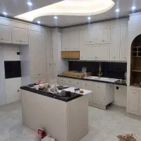 کابینت نیوکلاسیک آنتی فینگر /صافت گرید ،هایگلاس