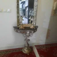 آینه و شمعدون جنس برنج|آینه|کرج, شهرک آسمان|دیوار