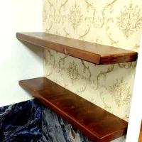 شلف دیواری چوبی|کتابخانه، شلف، قفسههای دیواری|مشهد, گرجی علیا|دیوار