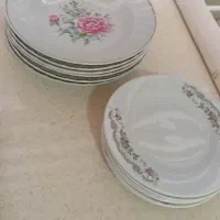 ظروف چینی قدیمی همه با هم یک میلیون|ظروف سرو و پذیرایی|آمل, |دیوار