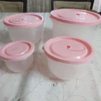 ظروف  یخچال و حبوبات  برنج پلاستیکی و سبد ظرف سالم