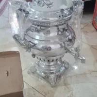 سماور گازی همراه با قوری چینی|سماور، چایساز، قهوهساز|فردیس, شهرک راه آهن|دیوار