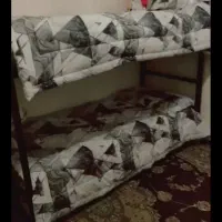 فروش فوری تخت دو طبقه فلزی