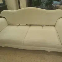 مبل راحتی تختخواب شو به همراه دو مبل تک راحتی|مبلمان خانگی و میز عسلی|تهران, تهران پارس|دیوار