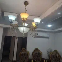لوستر برنز ۶ شاخه|لوستر و چراغ آویز|دورود, |دیوار