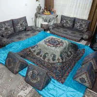 لحاف کرسی کامل دست دوز ترمه اصل یزد|رختخواب، بالش، پتو|تهران, ورزشگاه آزادی|دیوار