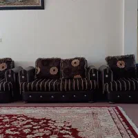 مبل راحتی ۷نفره و نهار خوری ۶ نفره و میز عسلی|مبلمان خانگی و میز عسلی|سنندج, |دیوار