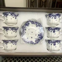 ست مجلل فنجان قهوه خوری و چای خوری وارداتی