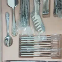 ست قاشق و چنگال خارجی|ظروف سرو و پذیرایی|بندر ماهشهر, |دیوار