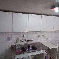 قفسه چوبی ام دی اف سفید کابینت