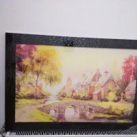 تابلو منظره نور دار|تابلو، نقاشی، عکس|خرم‌آباد, |دیوار