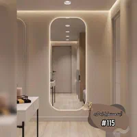 آینه قدی/آینه بک‌ لایت/آینه چوبی