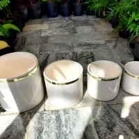 گلدان سرامیکی ست ۴ عددی فقط و فقط ۵۵۰