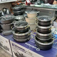 سرویس قابلمه14پارچه/گرانیتی/لانه زنبوری/ضخیم ارسال