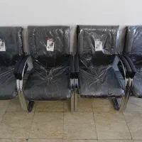 صندلی پایه فلزی اداری سالم