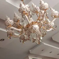 لوستر سرامیکی ۸ شاخه