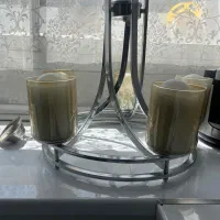 یک عدد لوستر ۵شاخه کاملا سالم|لوستر و چراغ آویز|مشهد, کوی المهدی|دیوار