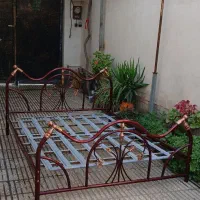 تختخواب فلزی دو نفره|تخت و سرویس خواب|علی‌آباد کتول, |دیوار