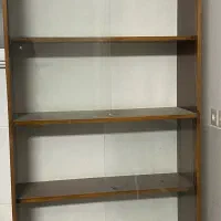 کتابخونه چوبی در حد نو|کتابخانه، شلف، قفسه‌های دیواری|یزد, |دیوار