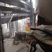 فروش‌ده‌مترکانال‌کولر.میز‌شیشه‌ای.سه‌عدد‌فن‌سالم|میز و صندلی غذاخوری|طرقبه, |دیوار