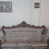مبلمان سلطنتی ۹ نفره به همراه میز ناهارخوری|مبلمان خانگی و میز عسلی|تهران, شمس‌آباد|دیوار