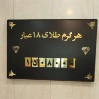 تابلو نرخ طلا