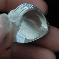 انگشتر نقره نگین عقیق یمنی|جواهرات|یاسوج, |دیوار