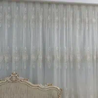 پرده نو همراه با دو والان پرده