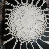 رومیزی مکرومه|پرده، رانر، رومیزی|قم, ولیعصر|دیوار