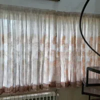 ۶عدد پرده حریرترک پایین حاشیه دار تمیزوسالم|پرده، رانر، رومیزی|چالوس, |دیوار