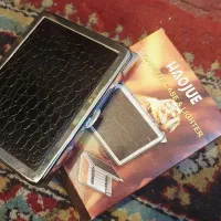 جعبه سیگار همراه فندک زیبا