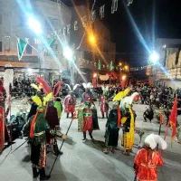 شال شبیه خوانی عاشورا و اربعین حسینی .|لباس|میانه, |دیوار