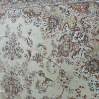 فرش گل بافت گل کاشان