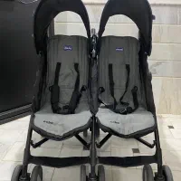 کالسکه عصایی دوقلو برند چیکو|کالسکه و لوازم جانبی|قم, دورشهر|دیوار