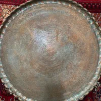 سینی مسی قلم زنی